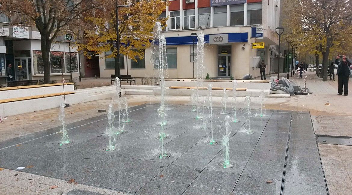 Dry Animated fountain, Targovishte