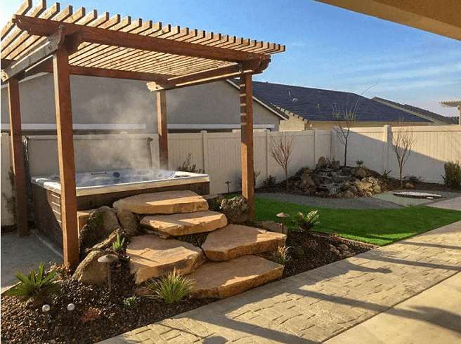 Proiectarea unui jacuzzi în curte