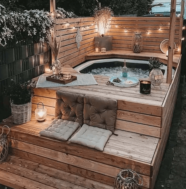 Jacuzzi idei curte