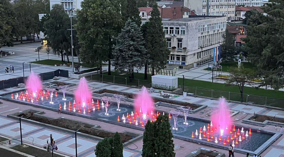 Динамичен фонтан – Монтана