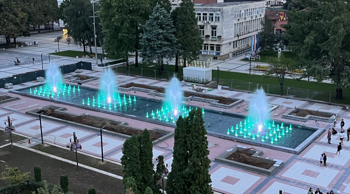 Динамичен фонтан – Монтана